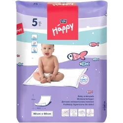 Пеленки одноразовые Bella Baby Happy (60x90 см), 5 шт купить в Кишиневе. Фото 1