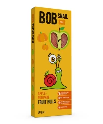 Bomboane naturale Bob Snail Mere-Dovleac (6 luni+), 30 gr cumpăra în Chișinau. Foto 1