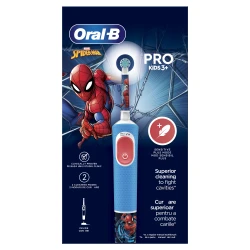Детская электрическая зубная щётка ORAL-B Pro Kids Spiderman (3 лет+) купить в Кишиневе. Фото 4