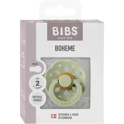 Пустышка круглая латексная Bibs Boheme Sage Премиальная упаковка, 6-18 мес. купить в Кишиневе. Фото 1