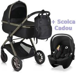 Коляска 2 в 1 Moni iClick Black купить в Кишиневе