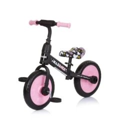 Bicicletă fără pedale Chipolino Max Bike Black&Pink cumpăra în Chișinau. Foto 2