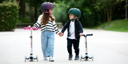 Самокат Micro Mini Deluxe Flux LED Navy купить в Кишиневе. Фото 7