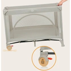 Кроватка манеж Lionelo Laura Beige Sand купить в Кишиневе. Фото 11