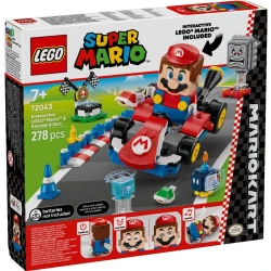 Set construcție Lego Super Mario Interactive Mario & Standard Kart, 278 elemente cumpăra în Chișinau. Foto 1