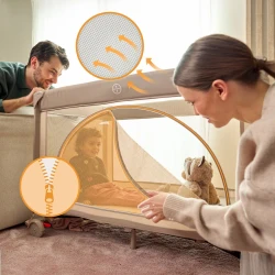 Кроватка манеж Lionelo Laura Green Sage купить в Кишиневе. Фото 7