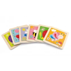 Puzzle din lemn Viga Fluturaș, 4 elemente cumpăra în Chișinau. Foto 3