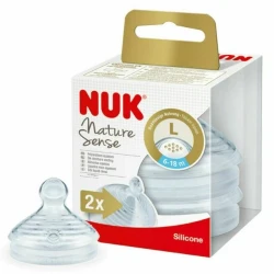 Tetină din silicon NUK Nature flux rapid 6-18 luni cumpăra în Chișinau. Foto 1