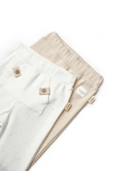 Pantaloni BabyCosy Ivory & Ecru, 2 buc. (6-9L) cumpăra în Chișinau. Foto 7