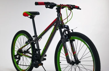 Bicicleta Fulger Apollo Green & Red, roți 24 cumpăra în Chișinau. Foto 2