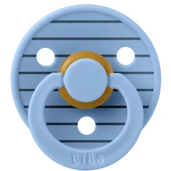 Пустышка круглая из латекса Bibs Colour Pin Sky Blue Mix (6-18 мес.), 2 шт. купить в Кишиневе. Фото 2