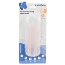 Set lingurite KikkaBoo cu husa Silicone Pink, 2 buc. cumpăra în Chișinau. Foto 3