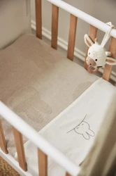 Простыня для детской кроватки Jollein Sleepy Miffy Funghi, 120x150 см купить в Кишиневе. Фото 4