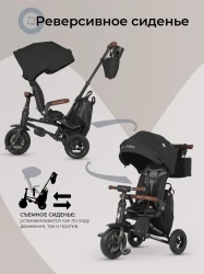 Tricicleta pentru copii QPlay Nova Deluxe Black cumpăra în Chișinau. Foto 5