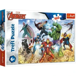 Puzzle Trefl Marvel The Avengers Ready to save the world, 160 elemente cumpăra în Chișinau. Foto 1