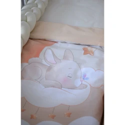 Lenjerie de patut Veres Bunny Beige (6 piese), 120x60 cm cumpăra în Chișinau. Foto 3