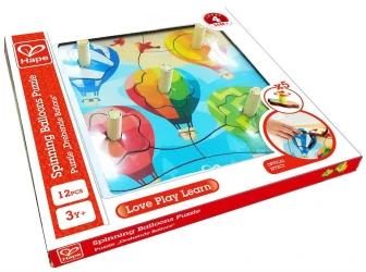 Puzzle din lemn Hape Spinning Ballons, 12 elemente cumpăra în Chișinau. Foto 1