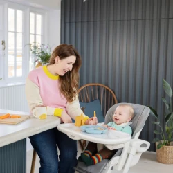 Стульчик для кормления Joie Mimzy Recline Strata Mist Wood купить в Кишиневе. Фото 6
