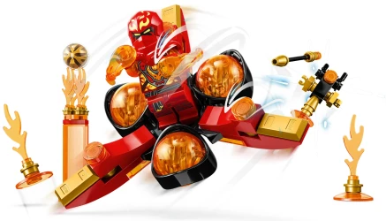 Конструкторы LEGO NINJAGO Kai’s Dragon Power Spinjitzu Flip, 72 элементов купить в Кишиневе. Фото 4