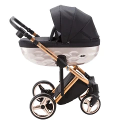 Carucior 2 in 1 Adamex Chantal Star Black Rose Gold cumpăra în Chișinau. Foto 2