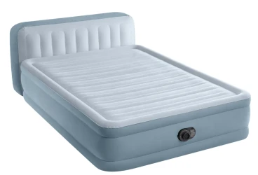 Надувной матрас Intex Velur Deluxe Ultra Plush со спинкой и встроенным электрическим насосом купить в Кишиневе. Фото 1
