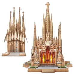 Пазл 3D Cubic Fun Sagrada Familia, 696 элементов купить в Кишиневе. Фото 4