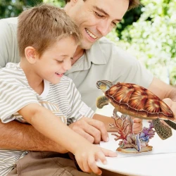 Пазл 3D Cubic Fun Sea Turtle, 31 элементов купить в Кишиневе. Фото 4