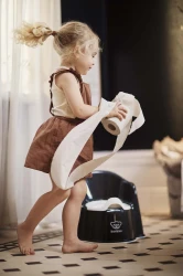 Горшок-кресло BabyBjorn Potty Chair Black/White, 6 мес+ купить в Кишиневе. Фото 4