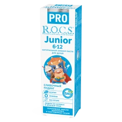 Зубная паста R.O.C.S. PRO Junior Сливочный пудинг (6-12 лет) купить в Кишиневе. Фото 2