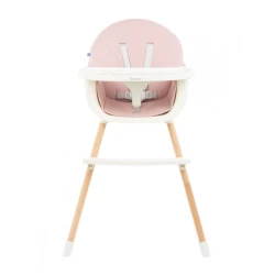 Scaun pentru hranire 2 in 1 Kikkaboo Nutri Wood Pink cumpăra în Chișinau. Foto 4
