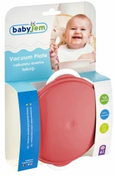 Чаша с присоской и крышкой BabyJem, Розовая купить в Кишиневе. Фото 6