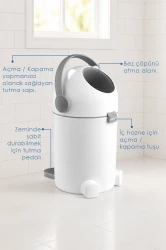 Корзина для подгузников BabyJem White купить в Кишиневе. Фото 2