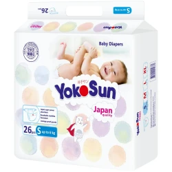 Подгузники YokoSun Comfort S (<6 кг), 26 шт. купить в Кишиневе. Фото 1