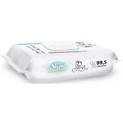 Влажные салфетки Sleepy Bio Natural NewBorn, 40 шт. купить в Кишиневе. Фото 1