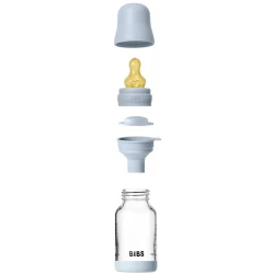 Biberon pentru bebelusi din sticla Bibs Latex Baby Blue, 120 ml cumpăra în Chișinau. Foto 4