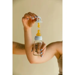 Biberon pentru bebelusi din sticla Bibs Latex Baby Blue, 120 ml cumpăra în Chișinau. Foto 7