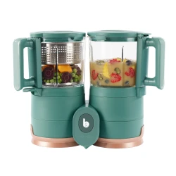 Robot de bucătărie din sticlă și oțel inoxidabil 4 in 1 Babymoov Nutribaby Glass cumpăra în Chișinau. Foto 1