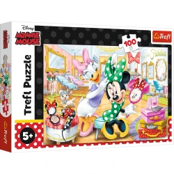 Puzzle Trefl Disney Minnie Mouse Minnie in beauty parlous, 100 elemente cumpăra în Chișinau. Foto 1