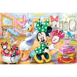 Puzzle Trefl Disney Minnie Mouse Minnie in beauty parlous, 100 elemente cumpăra în Chișinau. Foto 2