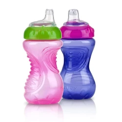 Cană anti-varsare Nuby Easy Grip 9+ luni 300 ml cumpăra în Chișinau. Foto 6