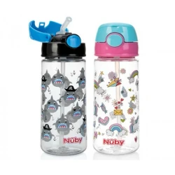 Cana cu pai Nuby Tritan 3+ 530 ml cumpăra în Chișinau. Foto 1