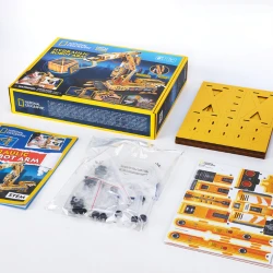 Puzzle 3D Cubic Fun STEM Series Braț robotic hidraulic - studiem hidraulica, 185 elemente cumpăra în Chișinau. Foto 4