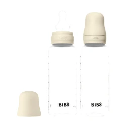 Biberon pentru bebeluși din plastic Bibs Silicone Ivory, 270 ml, 2 buc. cumpăra în Chișinau. Foto 1