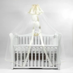 Балдахин PernaMea Premium Pompom с манжетой Ivory купить в Кишиневе. Фото 1