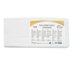 Пелёнки из хлопковой фланели New Baby Standard (80x80 см), 10 шт купить в Кишиневе. Фото 4