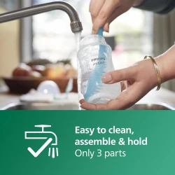 Набор бутылочек для кормления из стекла Philips Avent Natural Response, 240 мл, 2 шт. купить в Кишиневе. Фото 5
