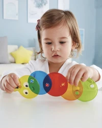 Интерактивная игрушка Hape Разноцветная гусеница купить в Кишиневе. Фото 3