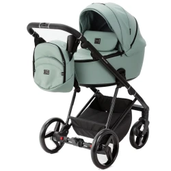 Коляска 2 в 1 Adamex Blanc Deluxe Green купить в Кишиневе