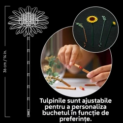 Set construcție Lego Botanicals Sunflower Bouquet, 686 elemente cumpăra în Chișinau. Foto 8