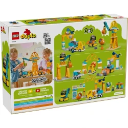 Set construcție Lego Duplo 3 in 1 Construction Site and Vehicles, 84 elemente cumpăra în Chișinau. Foto 6
